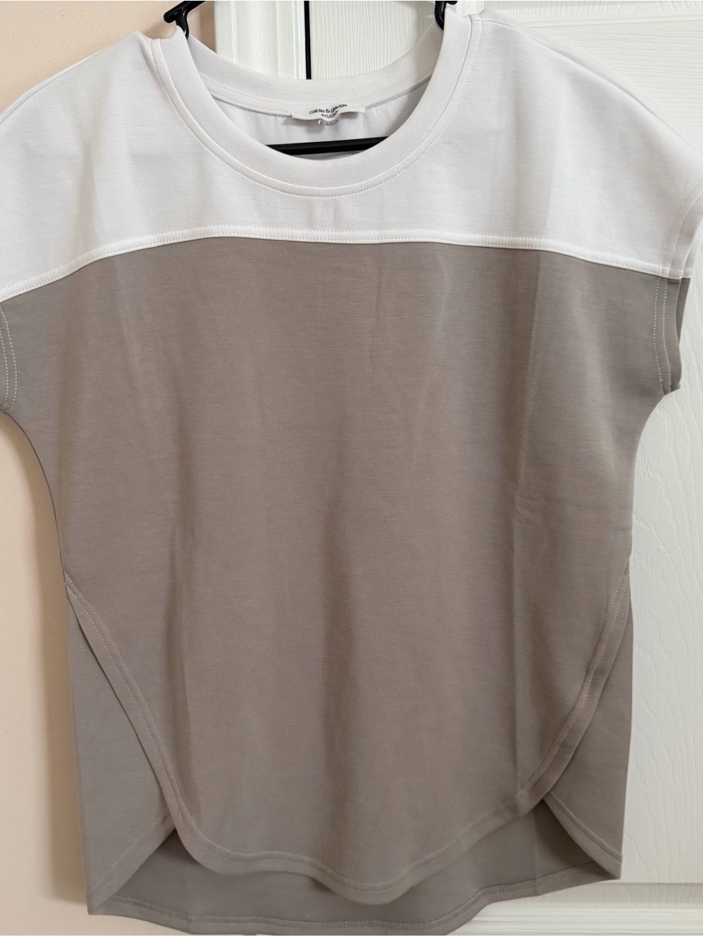 Cable & Gauge Studio Multicolor Woman’s S Short Sleeve Blouse